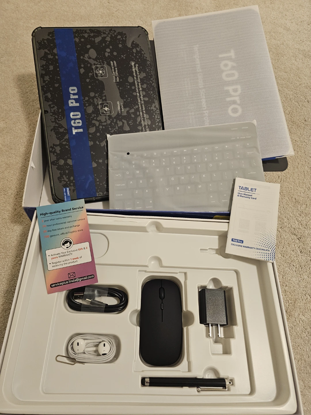 T60 Pro Tablet with Keyboard, Mouse, and Stylus - photo 4