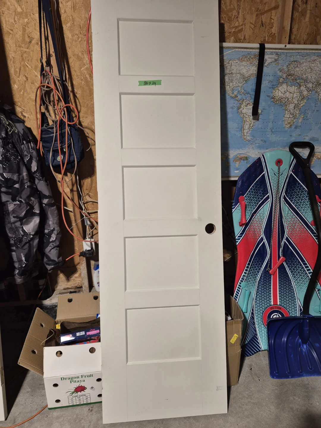 White Interior Door 80" x 24" - photo 2