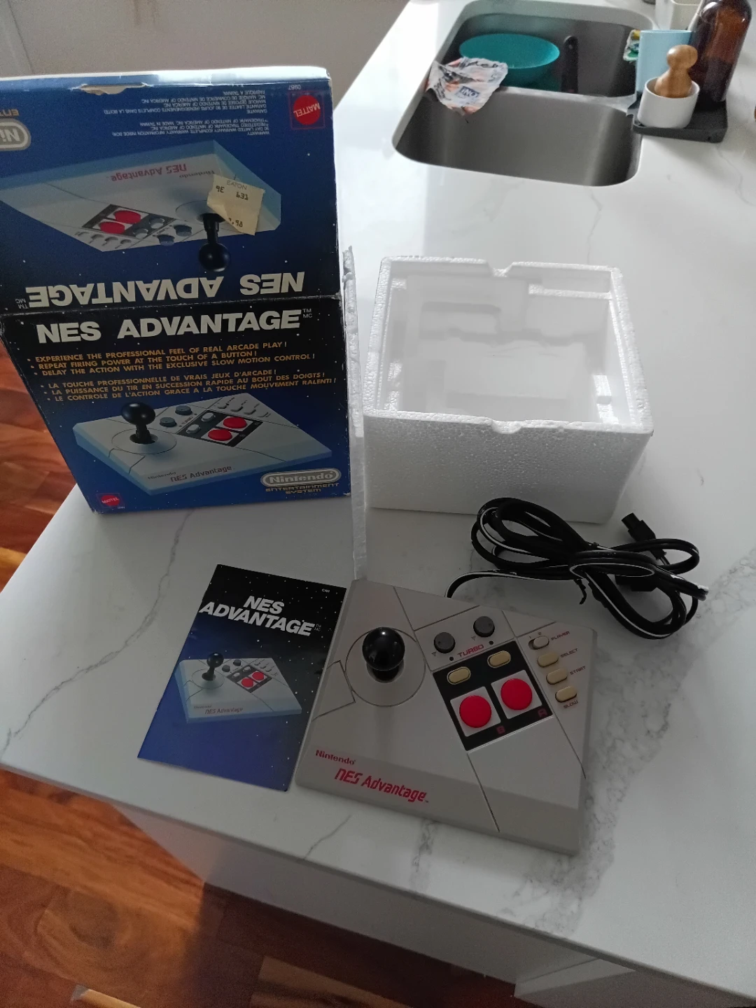 Nintendo NES Advantage Arcade Stick Controller with Box - photo 2