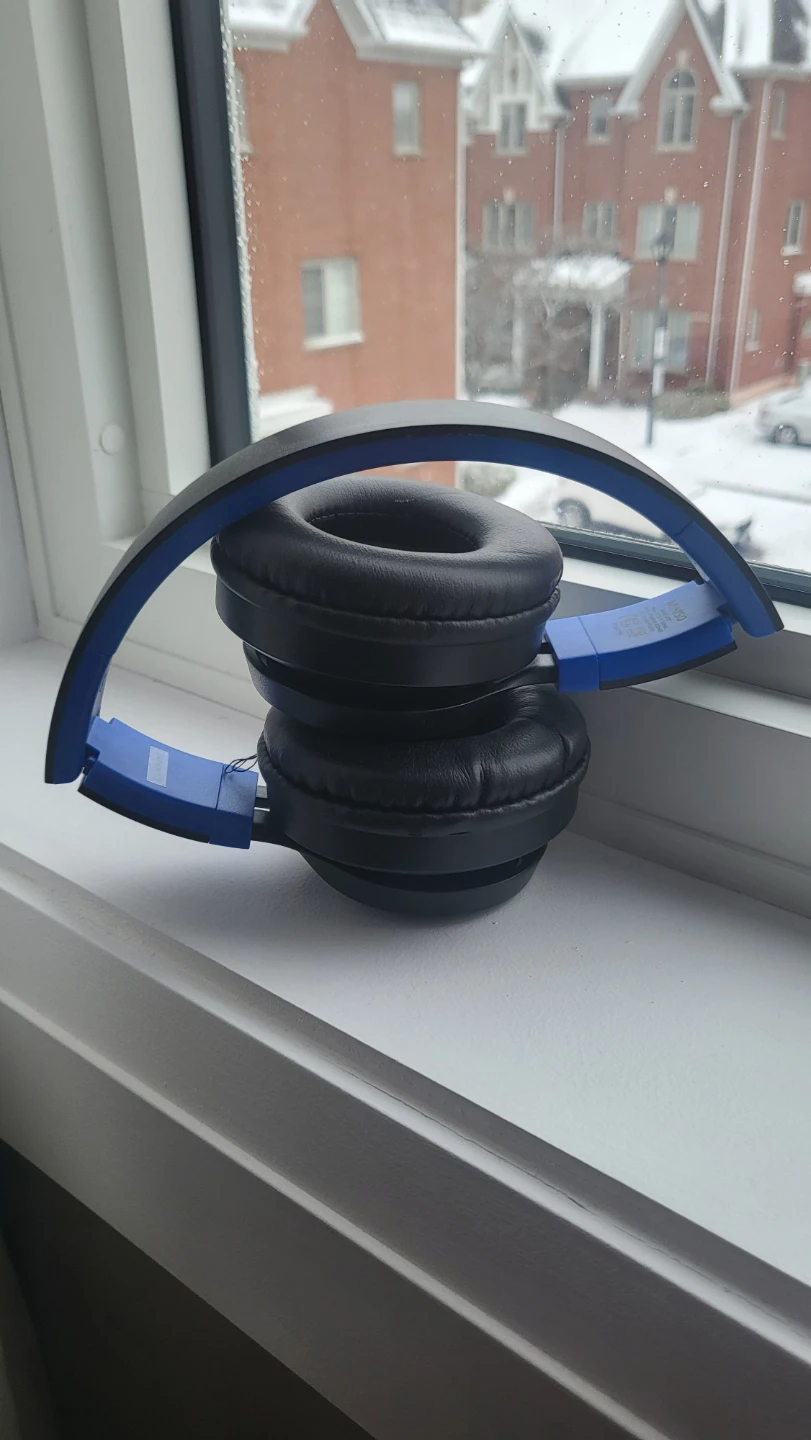 MINISO Over-Ear Headphones - Blue/Black - photo 2