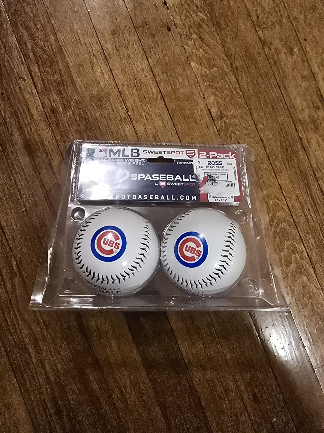 SweetSpot MLB Chicago Cubs Practice Baseball 2-Pack - photo 2
