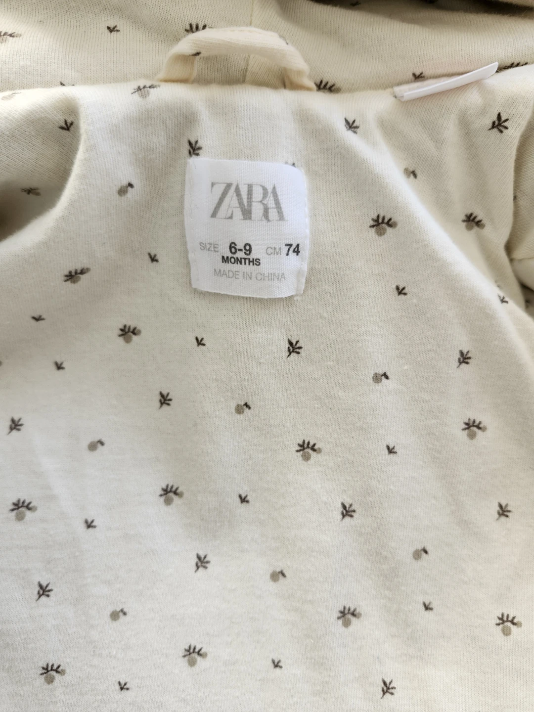 Zara Baby Bear Bunting Snowsuit 6-9 Months