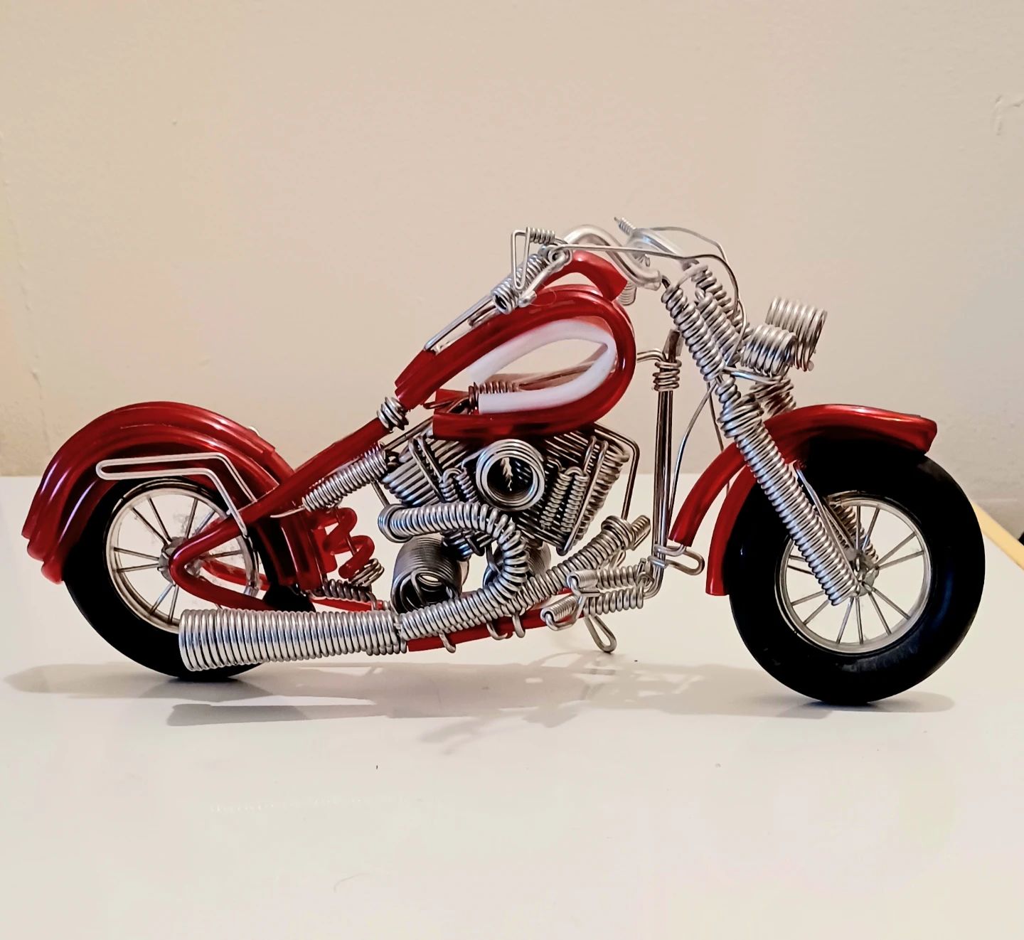 Unique Hand Crafted Aluminum Harley Davidson Motorcycle - photo 2