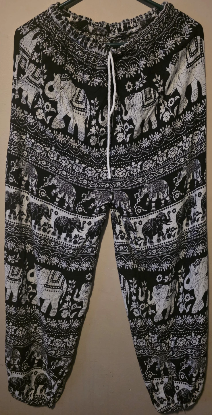 Elephant Print Pants - photo 2
