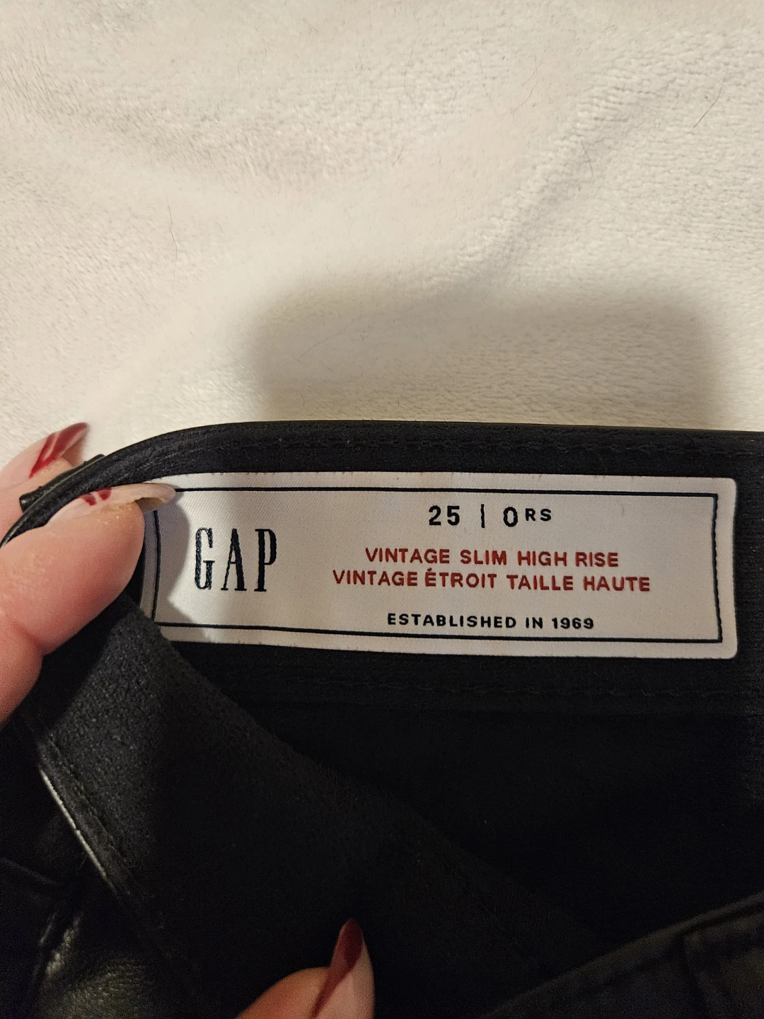 GAP Vintage Slim High Rise Faux Leather Pants - photo 4