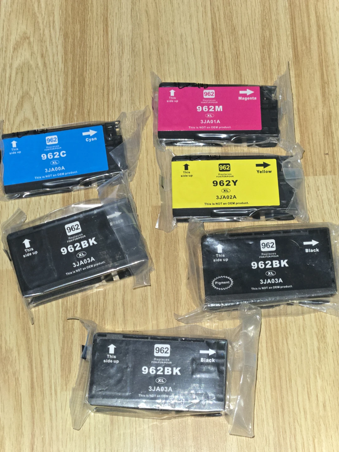 Printer Ink Cartridges HP 962XL Black Cyan Magenta Yellow - photo 2