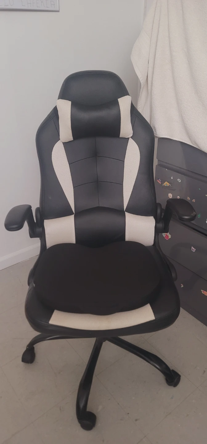 Gaming Chair with Lumbar and Headrest Pillows - photo 4