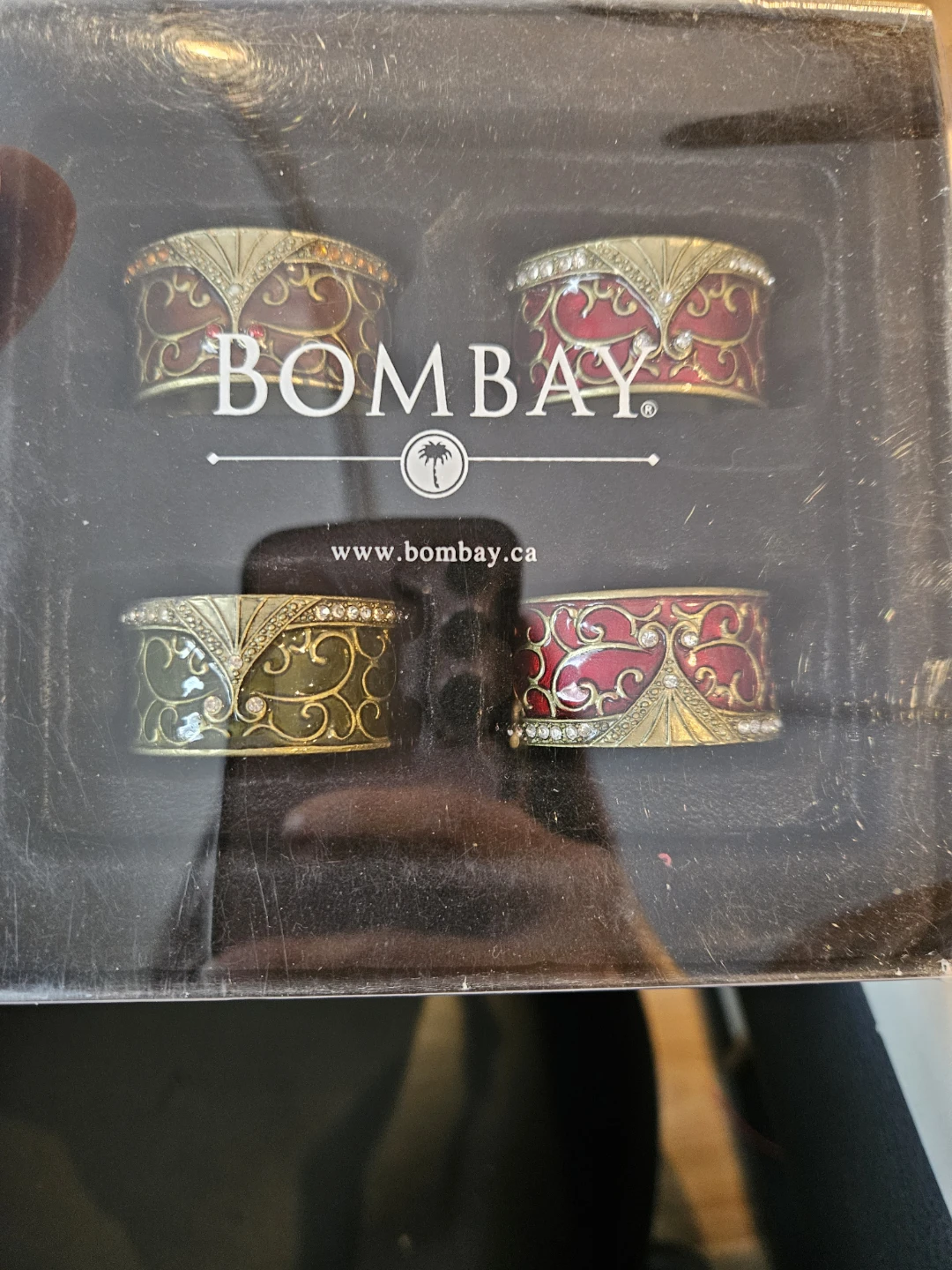 Bombay Napkin Rings 2 Set of 4