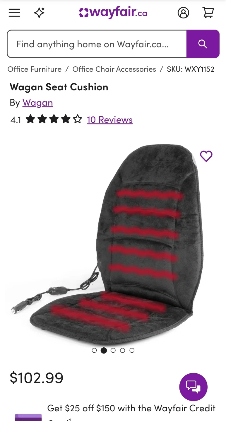 PAIR OF HEATED SEAT COVERS - photo 3