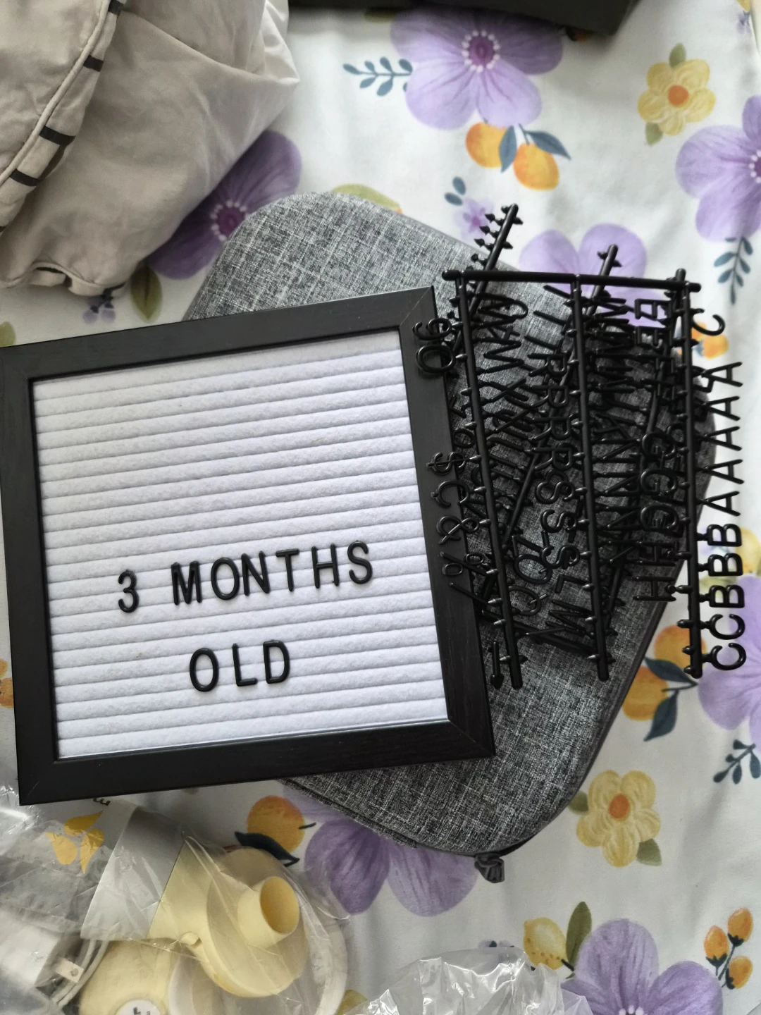 Letter Board with Letters