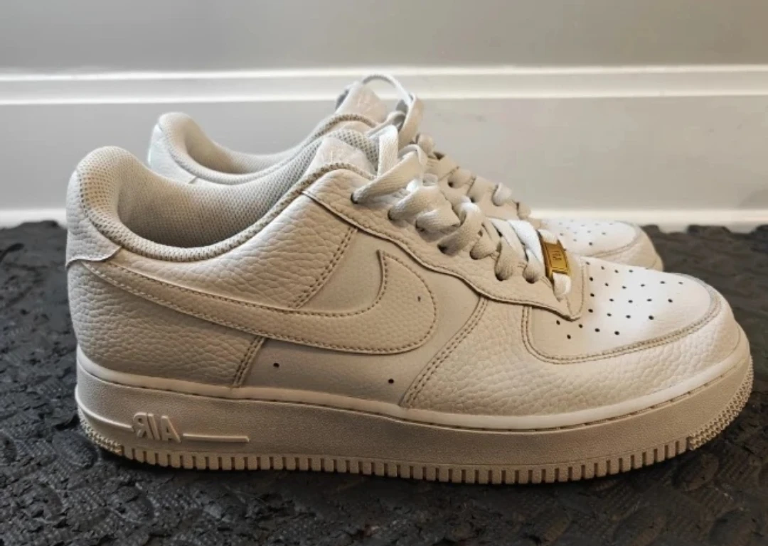 Nike Air Force 1 Low White Leather Sneakers