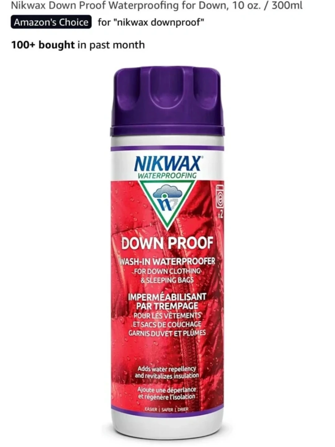 Nikwax Waterproofing Wash In Waterproofer