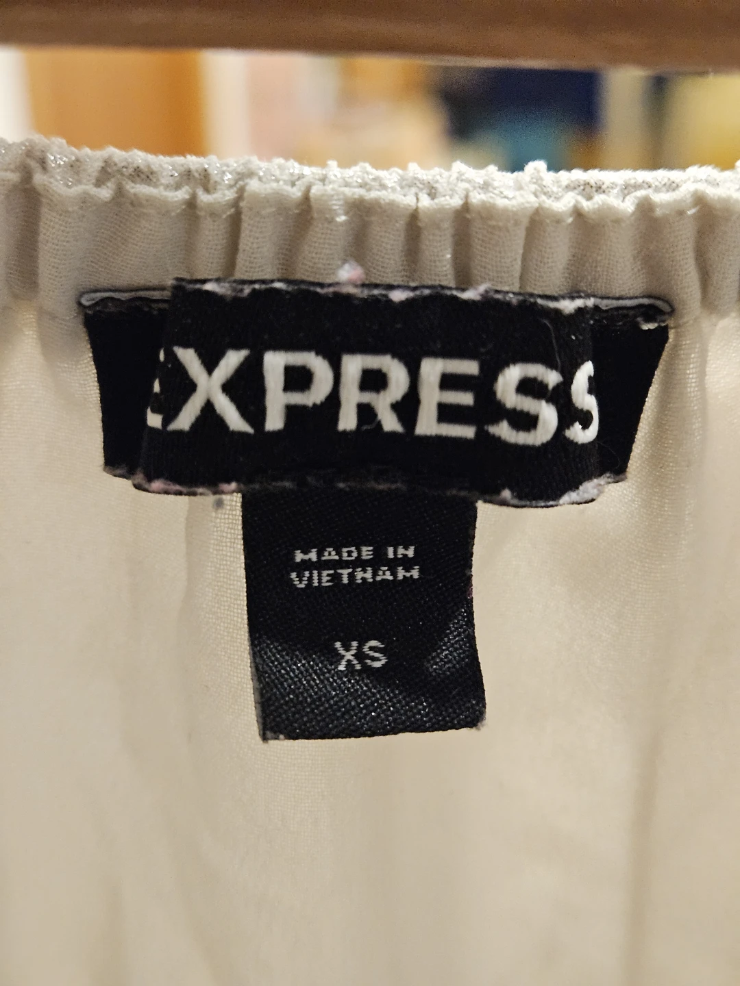 Express Women's Off-the-Shoulder Top - Silver - XS - photo 3