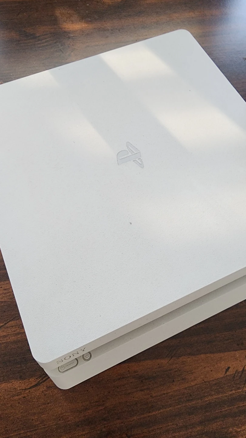 Sony PlayStation 4 Slim White Console with Games - photo 3