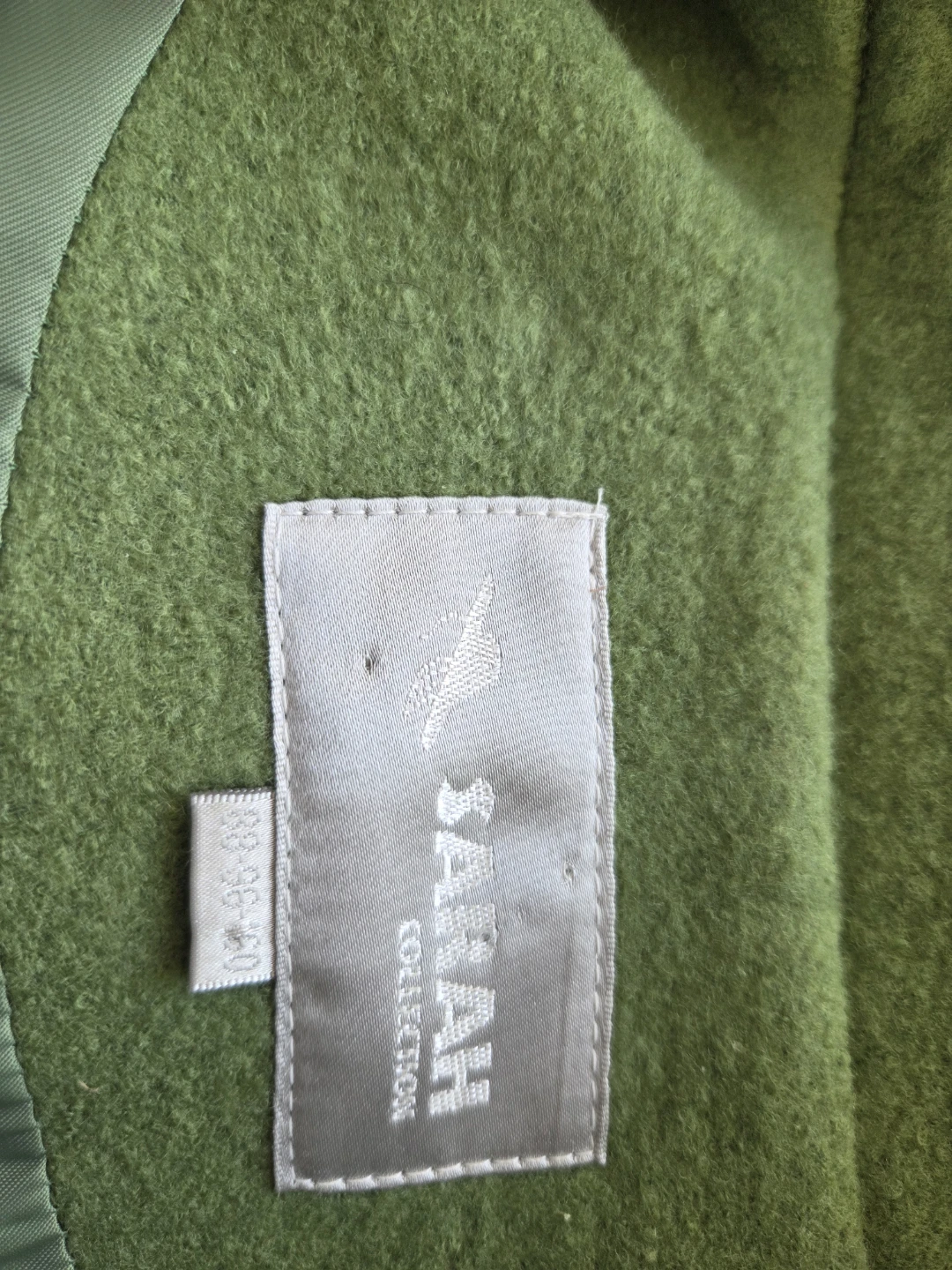 Sarah Collection Green Wool Blend Blazer - photo 5