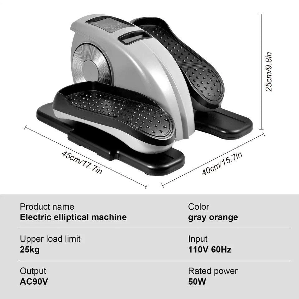 Electric Elliptical Machine - Gray Orange - photo 2