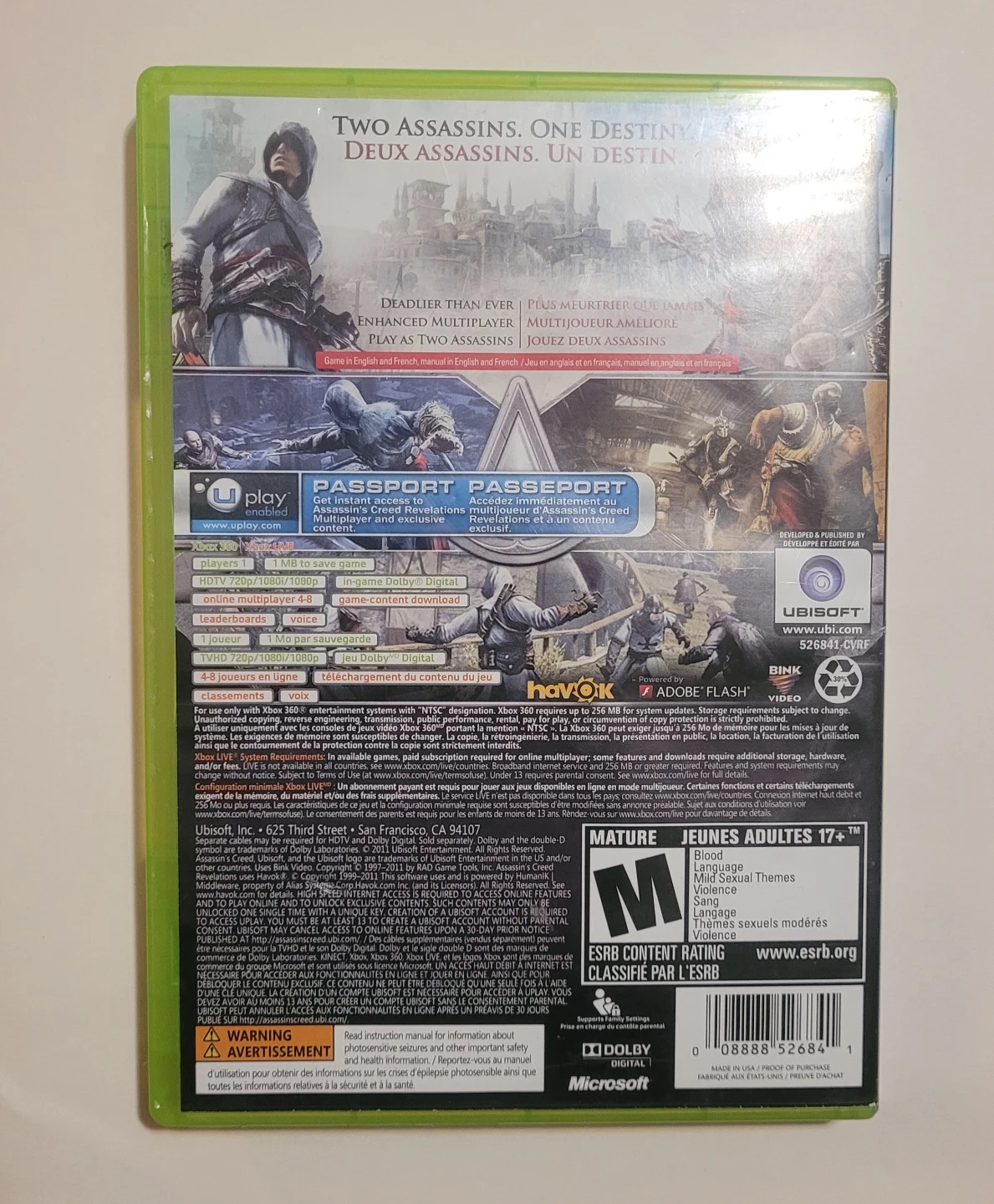 Assassins Creed Revelations Xbox 360 Video Game - photo 2