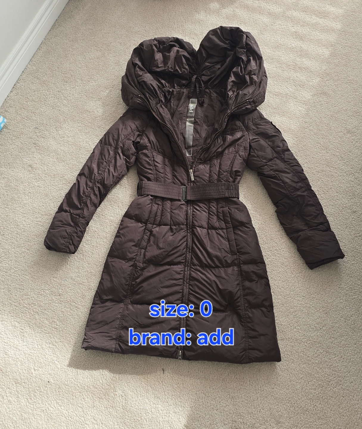 ADD Down Puffer Coat - Luxury look