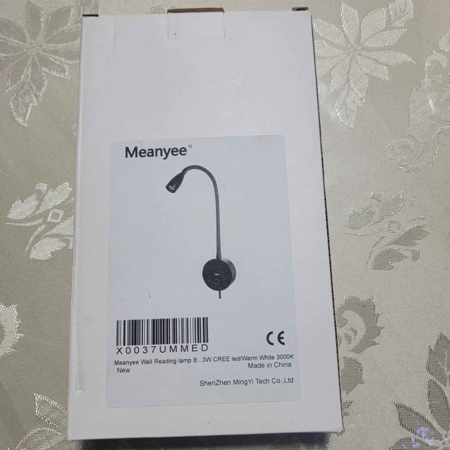 Meanyee LED Wall Reading Lamp with USB