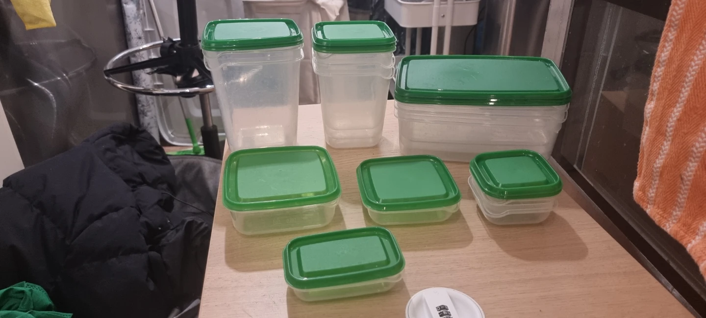 NEED TO GO!!! Set of 13 Plastic Food Storage Containers 🏆