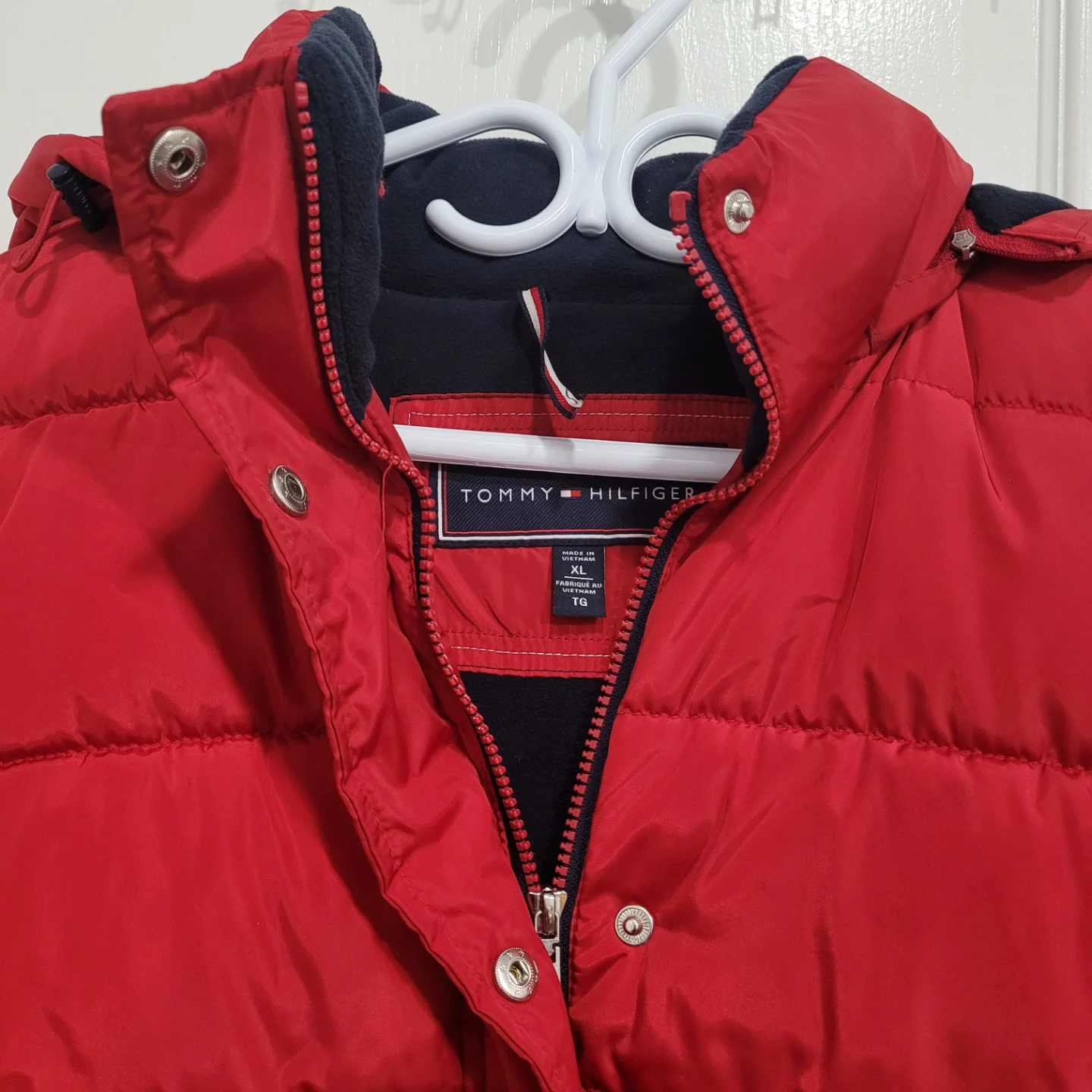 Tommy Hilfiger Puffer Jacket XL Red