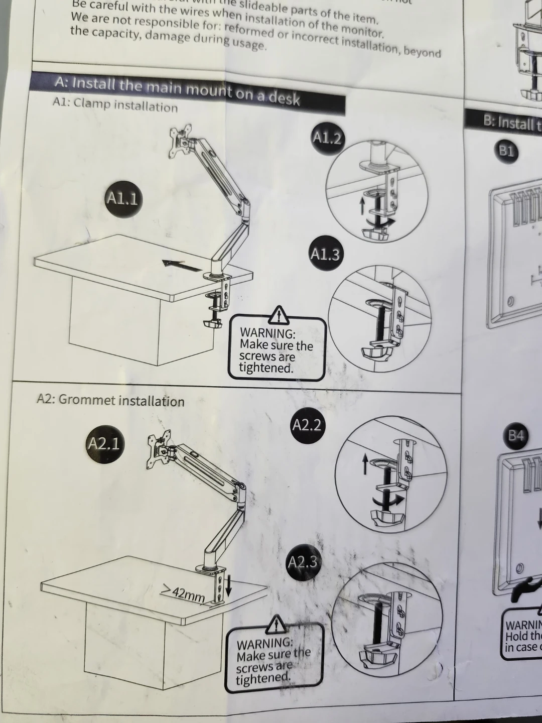 Suptek MD8 Dual Monitor Desk Mount - photo 5