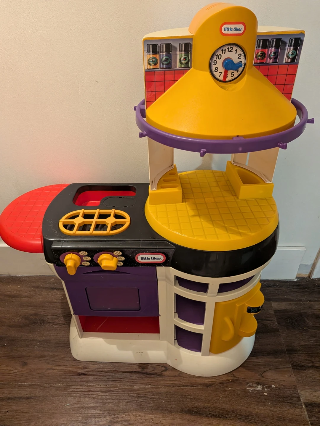 Vintage Little Tikes Play Kitchen with Clock