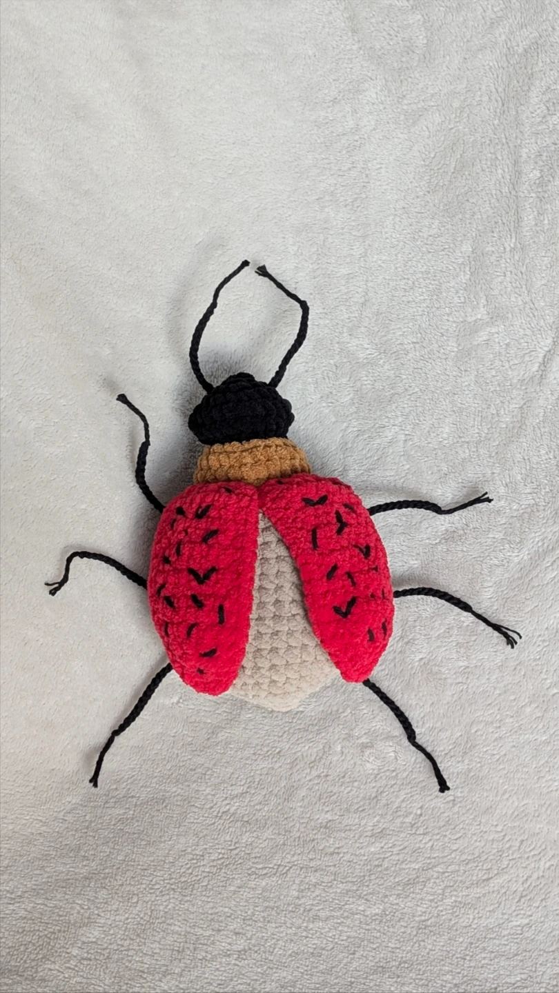 Handmade Crochet Bug Figurines (Set of 3) - photo 2