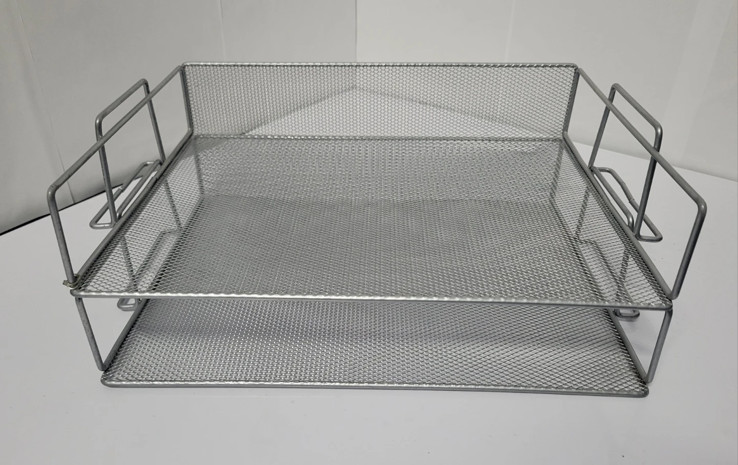 Mesh Desk Tray Organizer - Silver - photo 2