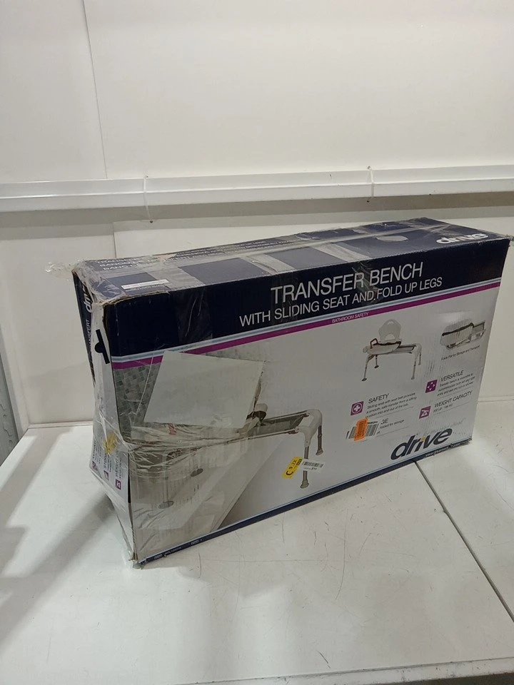 Drive Medical -Sliding Bathtub Transfer Bench Shower Chair