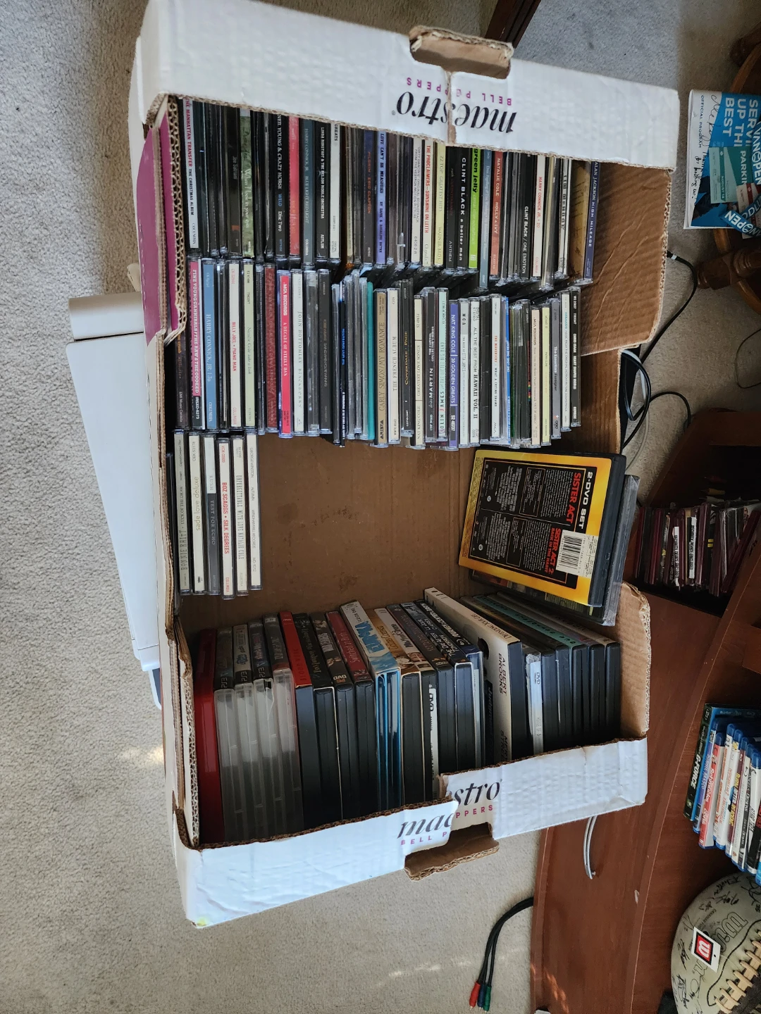 Large Collection of CDs and DVDs