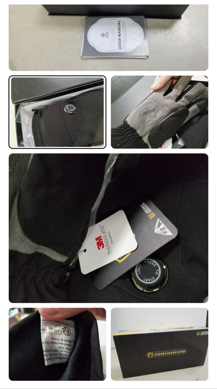 🏆" NEW!  Aroma Season Electric Heated Gloves - photo 2