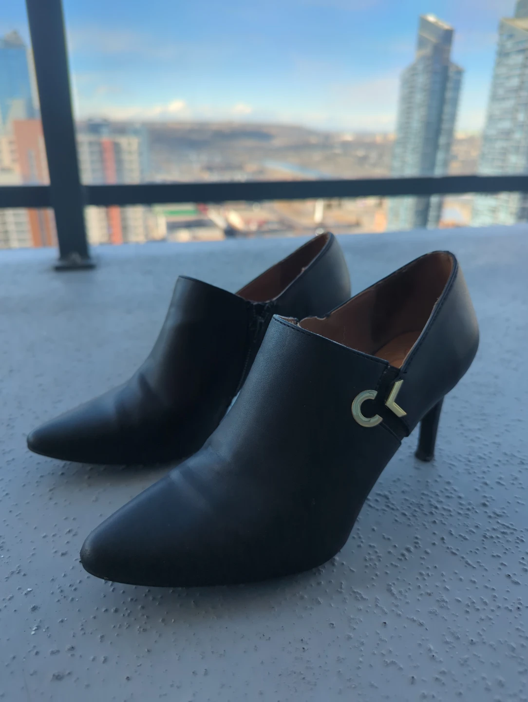 Calvin Klein Black Heeled Booties - photo 2