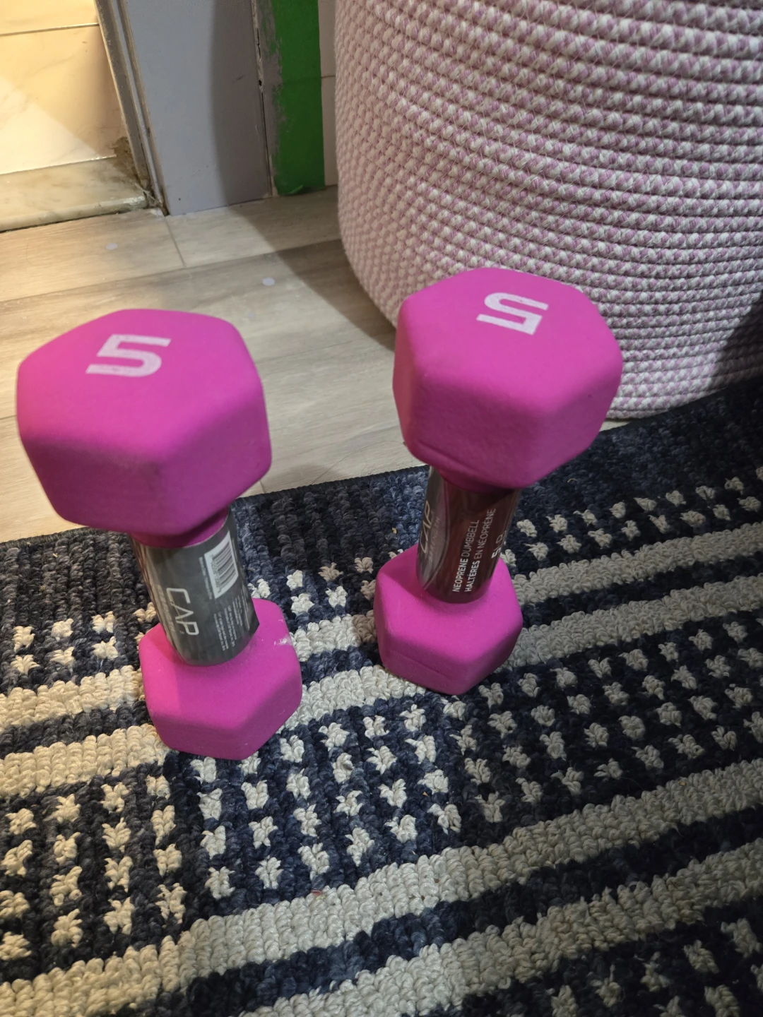CAP 5 lb Neoprene Dumbbells (Pair)
