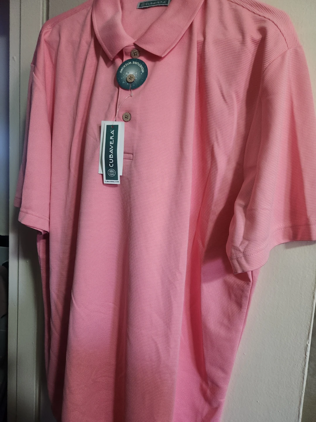 CUBAVERRA Pink Polo Shirt - XXL - photo 2