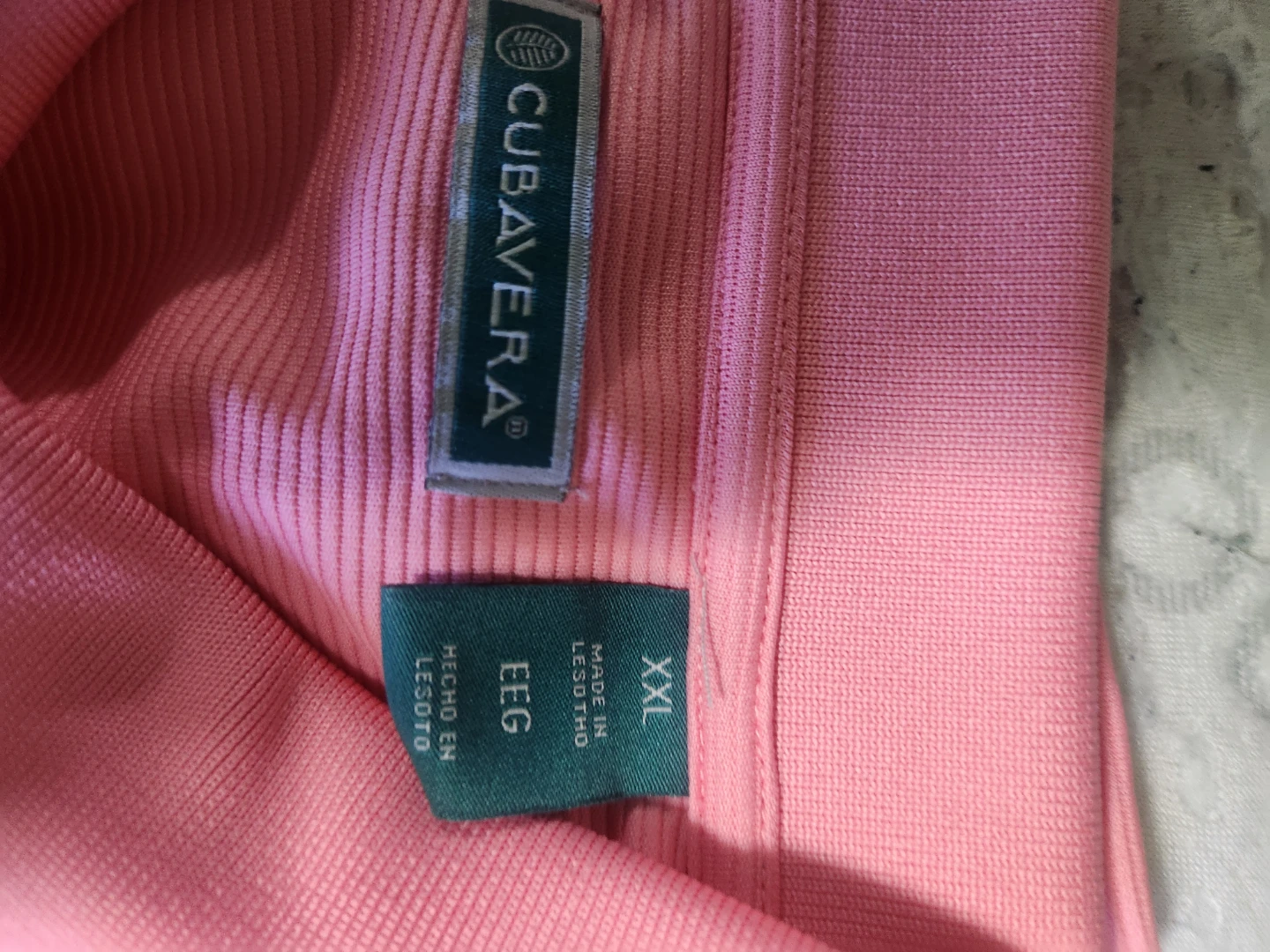 CUBAVERRA Pink Polo Shirt - XXL - photo 3