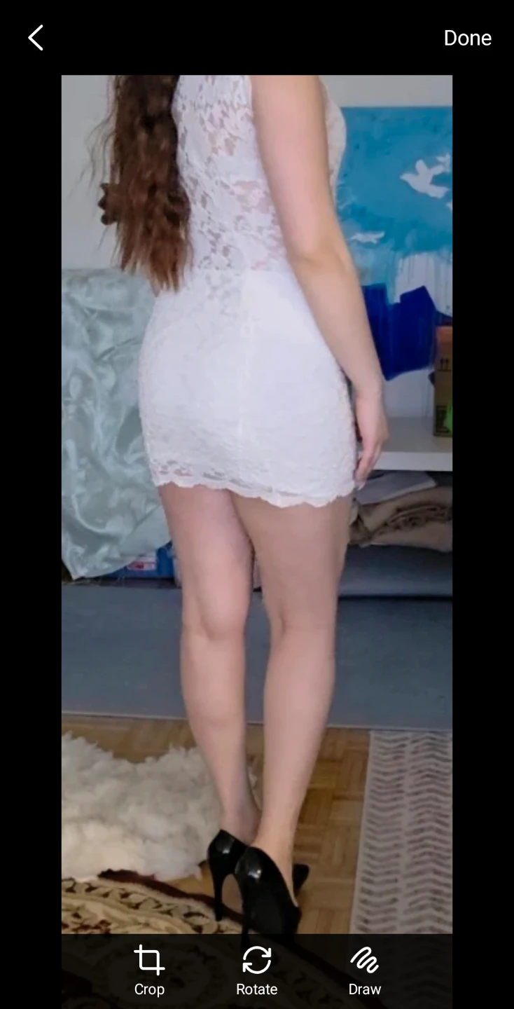 White Lace Sheath Dress - photo 2