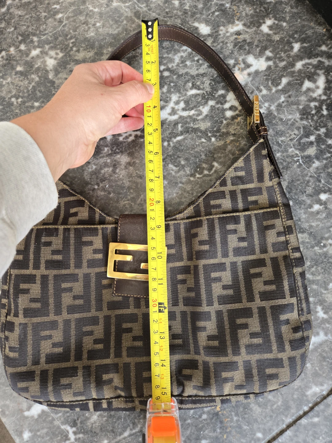 Fendi Zucca Canvas Shoulder Bag - photo 4