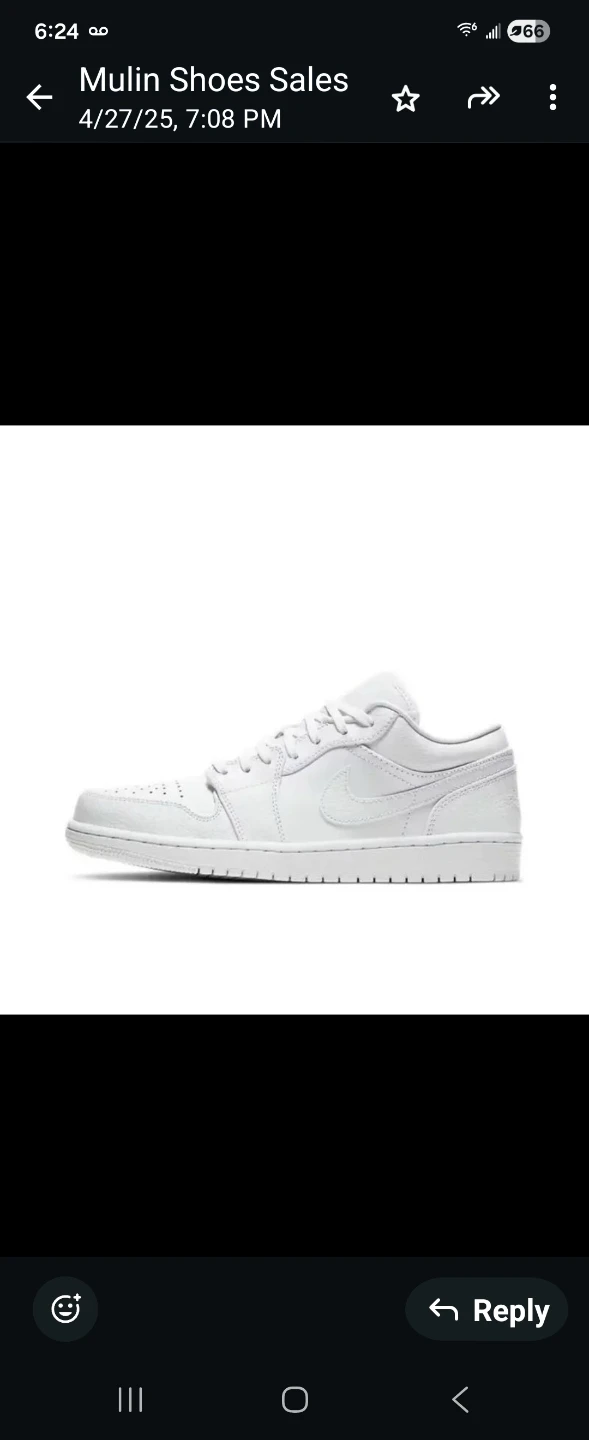 Nike Air Jordan 1 Low SE All White Sneakers
