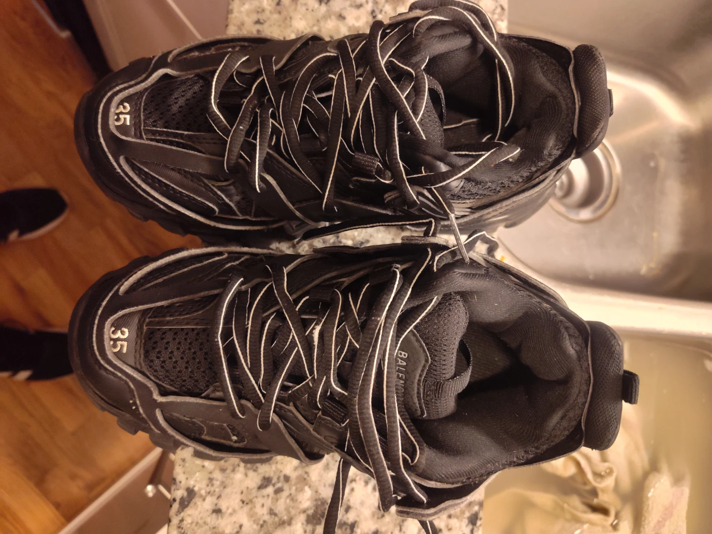 Balenciaga Track Sneakers Black Size 35 - photo 2