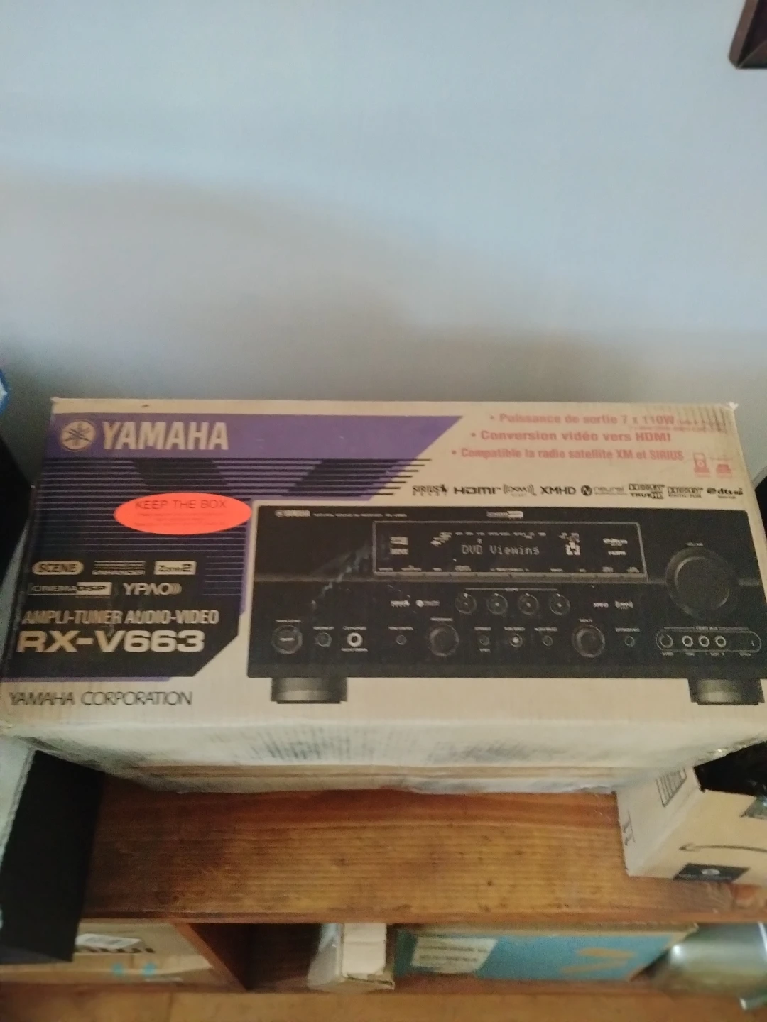 Yamaha RX-v663 home theater