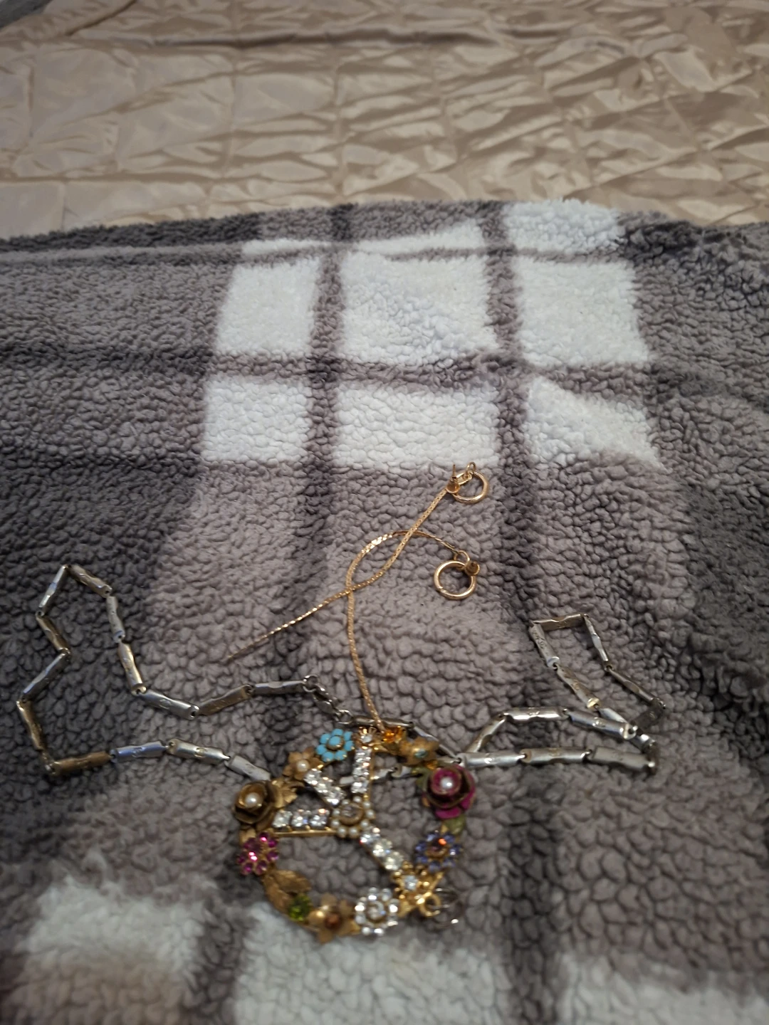 Decorative Peace Sign Necklace & Earrings Set🏆 - photo 5