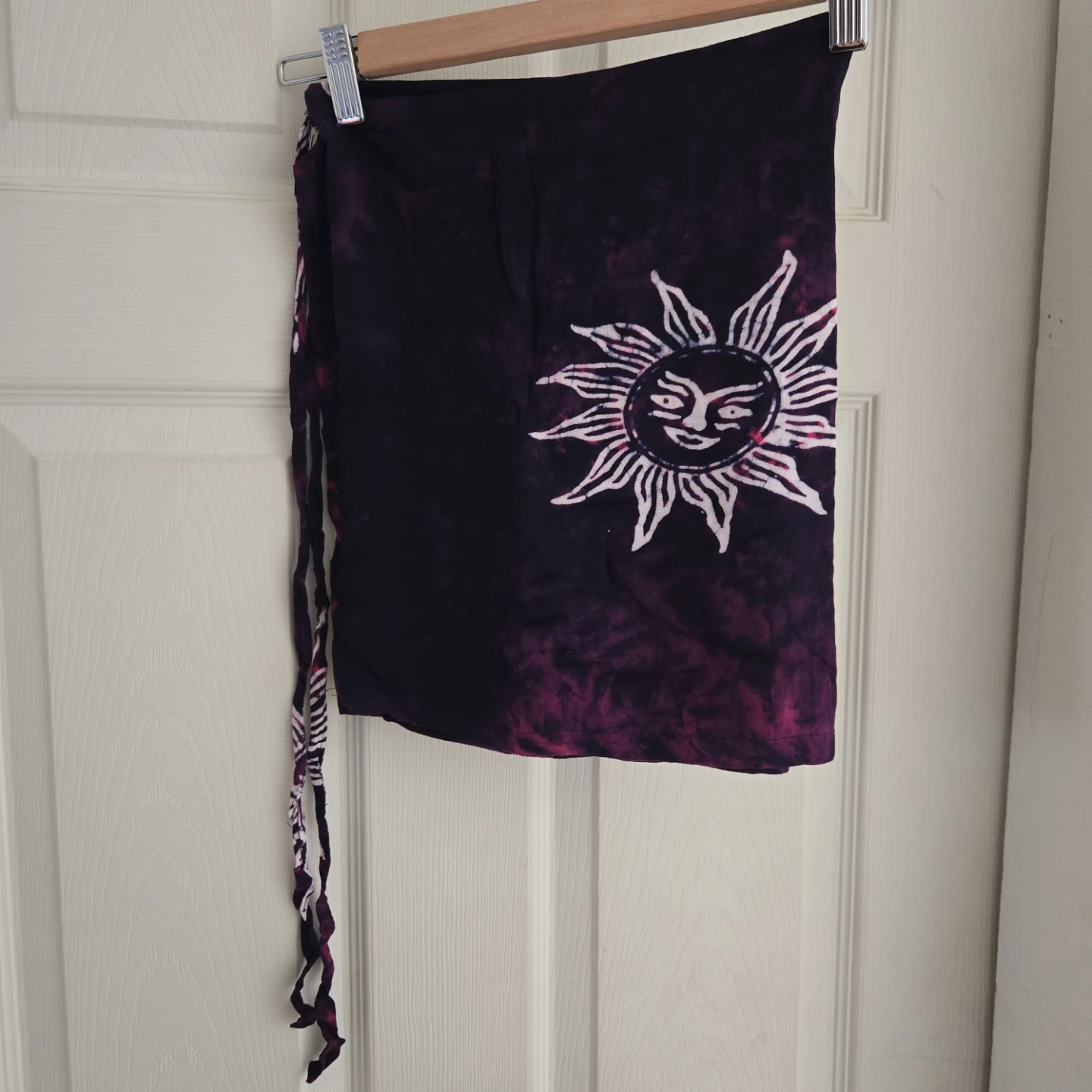 Sun Print Sarong Wrap Skirt