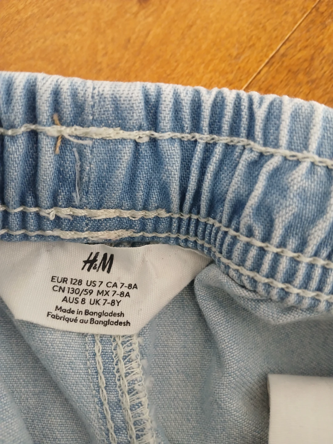 🏆H&M Denim Shorts Boys Size 7-8 Years - photo 2