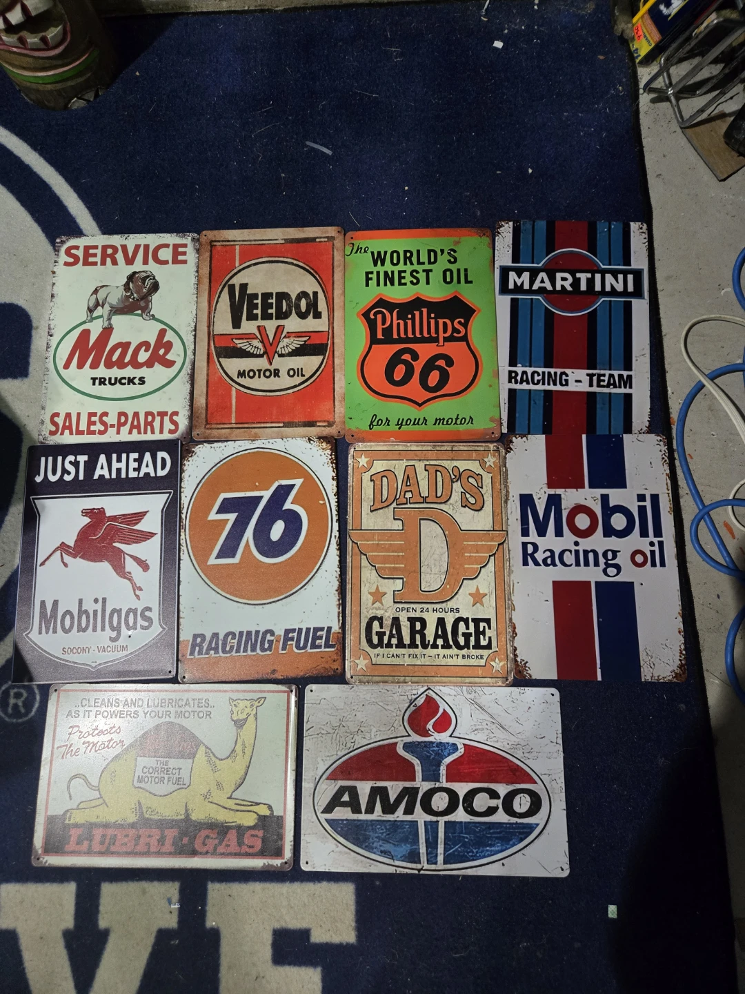 Collection of Vintage Metal Signs - Auto & Beverage Brands - photo 5