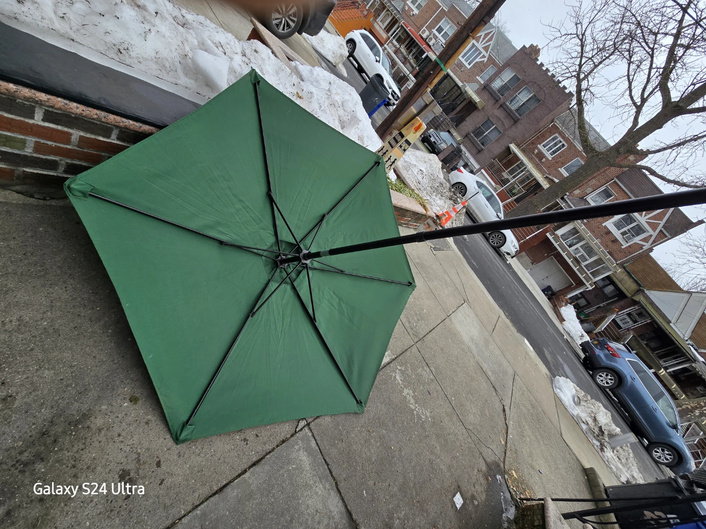 🥕 Outdoor Patio/Table Umbrella, Push Button Tilt  Crank - photo 4