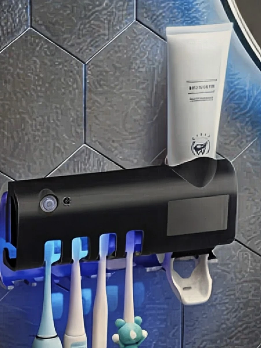 Multi Function Toothbrush Holder With UV Sanitizer