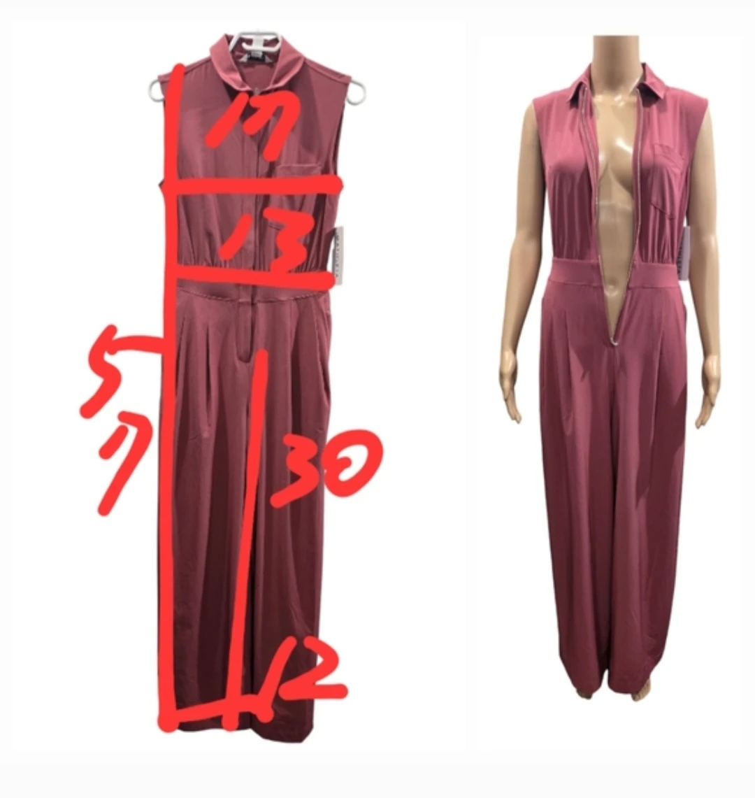 🏆BNWTT Athleta Brooklyn Heights Wide Leg Jumpsuit Size 0-2 - photo 2
