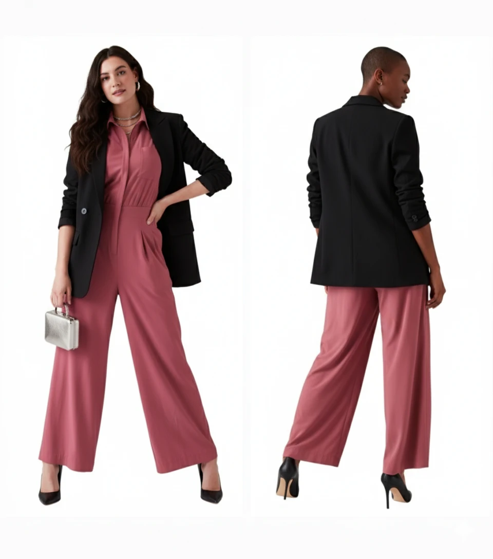 🏆BNWTT Athleta Brooklyn Heights Wide Leg Jumpsuit Size 0-2 - photo 3
