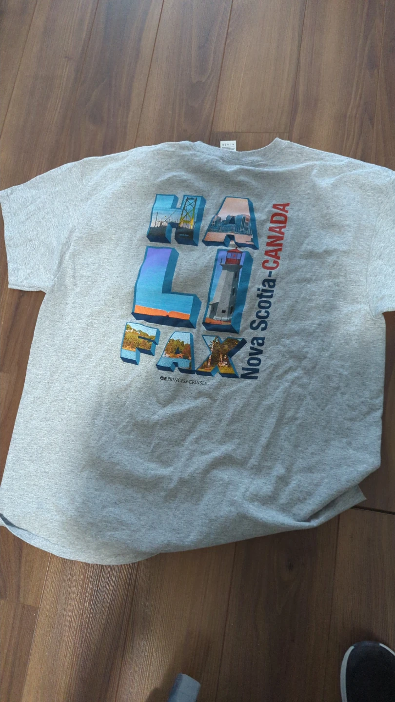 Grey Princess Cruises Halifax Nova Scotia T-Shirt XL